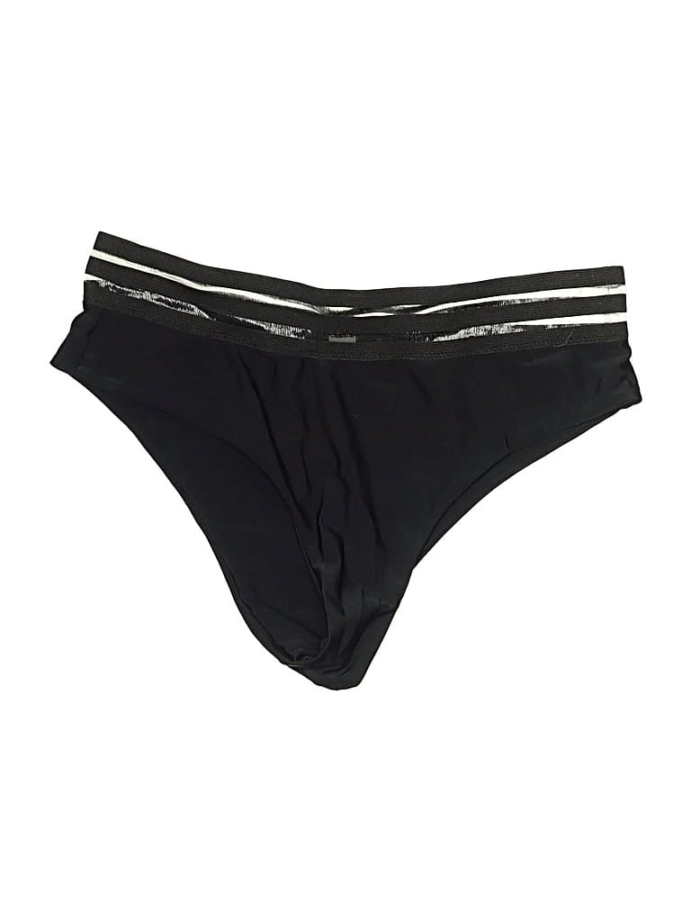 Pre-owned Shein Swimsuit Bottoms In Black
