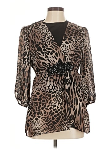 Tapemeasure 3/4 Sleeve Blouse (view 1)