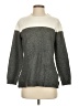 Elizabeth & Clarke Color Block Gray Pullover Sweater Size 2 - photo 1