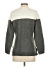 Elizabeth & Clarke Color Block Gray Pullover Sweater Size 2 - photo 2