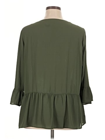 Signature Studio 3/4 Sleeve Blouse (view 2)