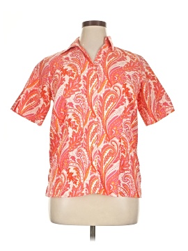 Lands' End Short Sleeve Button Down Shirt