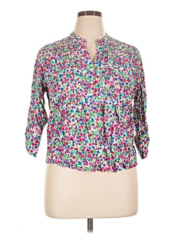 Cathy Daniels 3/4 Sleeve Button-Down Shirt (view 1)