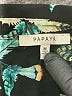 Papaya Floral Black Long Sleeve Blouse Size M - photo 7