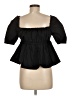 Unbranded Black 3/4 Sleeve Blouse Size M - photo 2