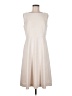 Ann Taylor Solid Ivory Casual Dress Size 8 - photo 1