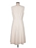 Ann Taylor Solid Ivory Casual Dress Size 8 - photo 2