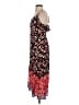 Express 100% Rayon Floral Red Casual Dress Size S - photo 5