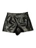 Zara Metallic Black Shorts Size L - photo 1