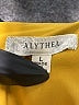 Alythea 100% Polyester Color Block Yellow 3/4 Sleeve Blouse Size L - photo 7