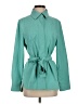 Tahari by ASL Teal Long Sleeve Blouse Size 4 - photo 1