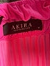 Akira 100% Polyester Pink Short Sleeve Blouse Size M - photo 7