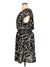 Daisy Fuentes 100% Polyester Print Black Casual Dress Size XL - photo 5