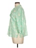 Talbots Green 3/4 Sleeve Blouse Size Lg Petite - photo 5
