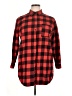 Agnes & Dora Plaid Red Long Sleeve Button-Down Shirt Size XL - photo 1