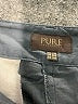 Pure Collection Black Gray Silk Pants Size 6 - photo 6