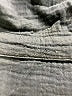 Unbranded 100% Cotton Solid Black Long Sleeve Button-Down Shirt Size XL - photo 7
