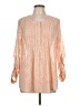 Daniel Rainn 100% Polyester Pink Long Sleeve Blouse Size L - photo 1