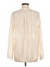Lush 100% Polyester Ivory Long Sleeve Blouse Size M - photo 2