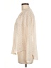 Lush 100% Polyester Ivory Long Sleeve Blouse Size M - photo 5