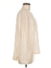 Lush 100% Polyester Ivory Long Sleeve Blouse Size M - photo 4