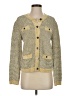 Tory Burch Tweed Yellow Cardigan Size S - photo 1