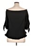 Olivia Grey 100% Polyester Black 3/4 Sleeve Blouse Size XL - photo 2