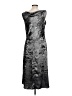 DKNY Metallic Silver Cocktail Dress Size 8 - photo 2
