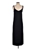 Lumiere Solid Black Casual Dress Size S - photo 2