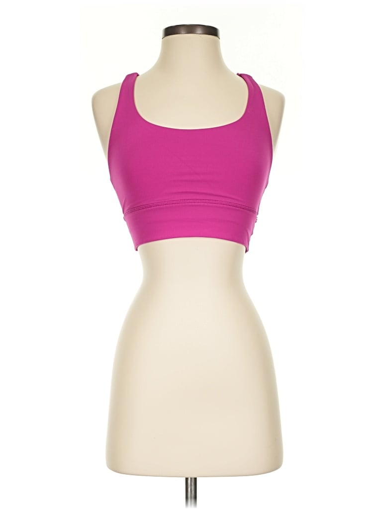 Pre-owned Lululemon Athletica Sports Bra In Pink