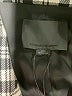 Alexander Wang 100% Wool Plaid Ivory Black Wool Blazer Size 10 - photo 6