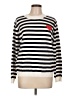 Bobeau Stripes White Pullover Sweater Size L - photo 1