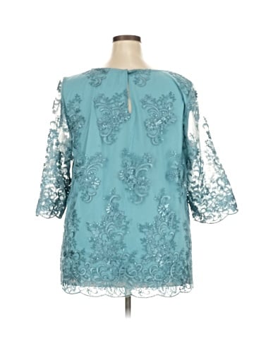 Alex Evenings 3/4 Sleeve T-Shirt (view 2)