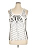 Nygard White Silver Tank Top Size XL - photo 1