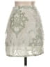 Urban Outfitters 100% Polyester Camo Silver Green Formal Skirt Size S - photo 2