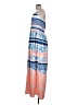 Dalia Macphee Stripes Blue Casual Dress Size L - photo 5
