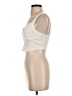 Blāshe Ivory Sleeveless Blouse Size S - photo 5