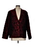 Chico's Paisley Burgundy Blazer Size Lg (2) - photo 1