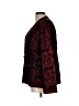 Chico's Paisley Burgundy Blazer Size Lg (2) - photo 5