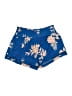 Roxy 100% Viscose Floral Blue Shorts Size XS - photo 2