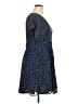 showpo 100% Polyester Polka Dots Blue Casual Dress Size 14 - photo 4