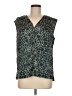 Worthington 100% Polyester Green Sleeveless Blouse Size M - photo 1