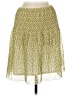 Max Studio 100% Polyester Paisley Yellow Casual Skirt Size M - photo 1