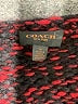 Coach Tweed Red Pullover Sweater Size M - photo 7