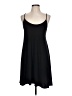 Venus Solid Black Casual Dress Size L - photo 1