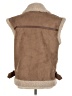 Topshop 100% Polyester Brown Vest Size 6 - photo 2