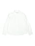 Crewcuts 100% Cotton Solid White Long Sleeve Button-Down Shirt Size 12 - photo 1