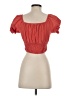 Sim & Sam 100% Cotton Orange Short Sleeve Top Size S - photo 2