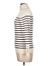 Zara Stripes Ivory Turtleneck Sweater Size L - photo 5