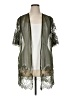 Shein Curve 100% Polyester Green Kimono Size 0X - photo 1